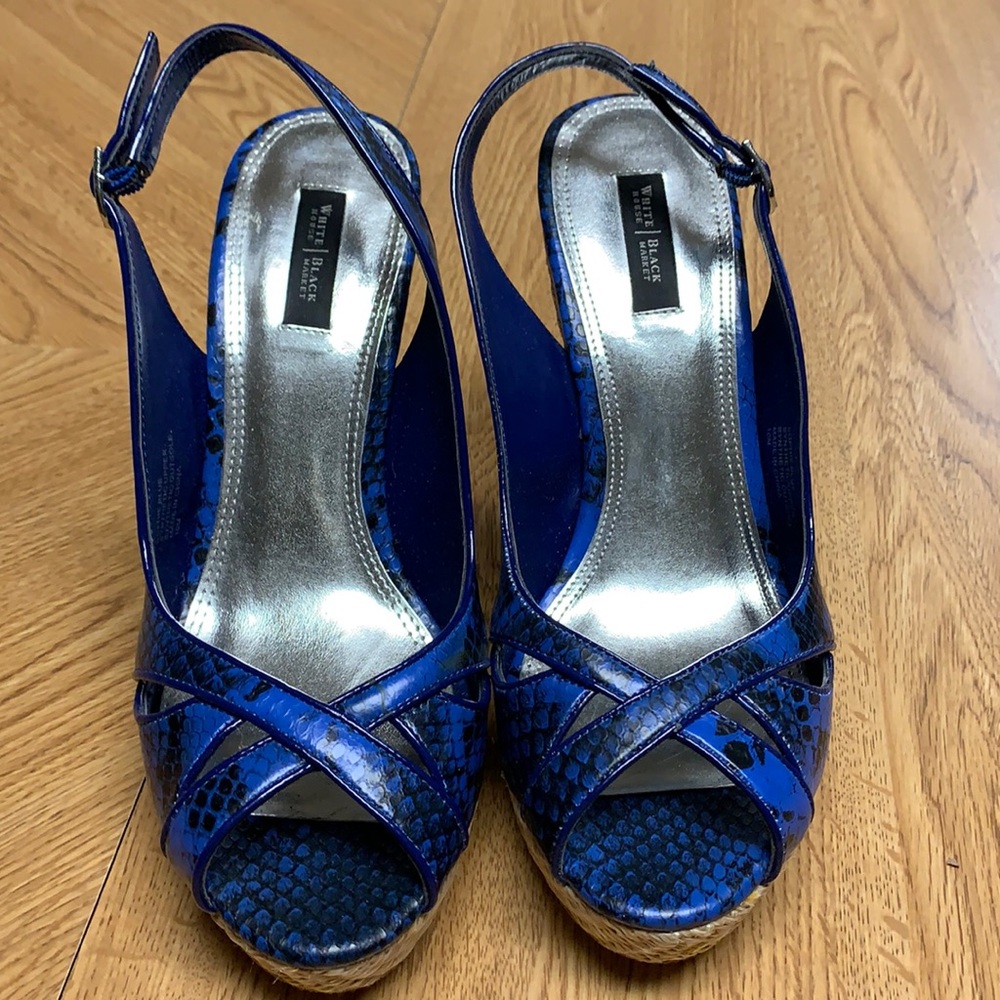 White House Black Market platform sandals
